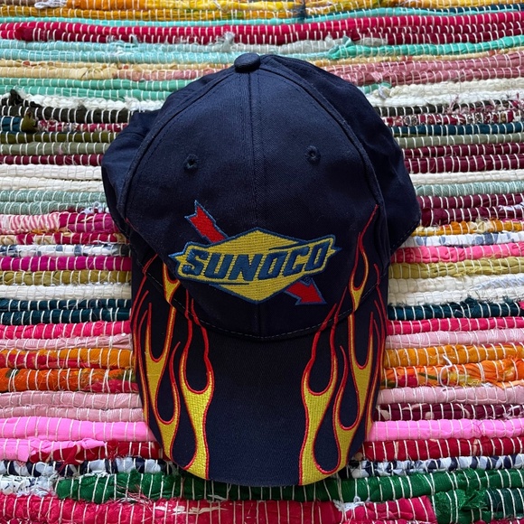 Sunoco Navy Racing Flames Hat - Picture 1 of 6